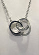 Venn Diagram Veterinary Encouragement Necklace (Sterling Silver)